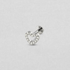 TOP LOVE CZ SILVER