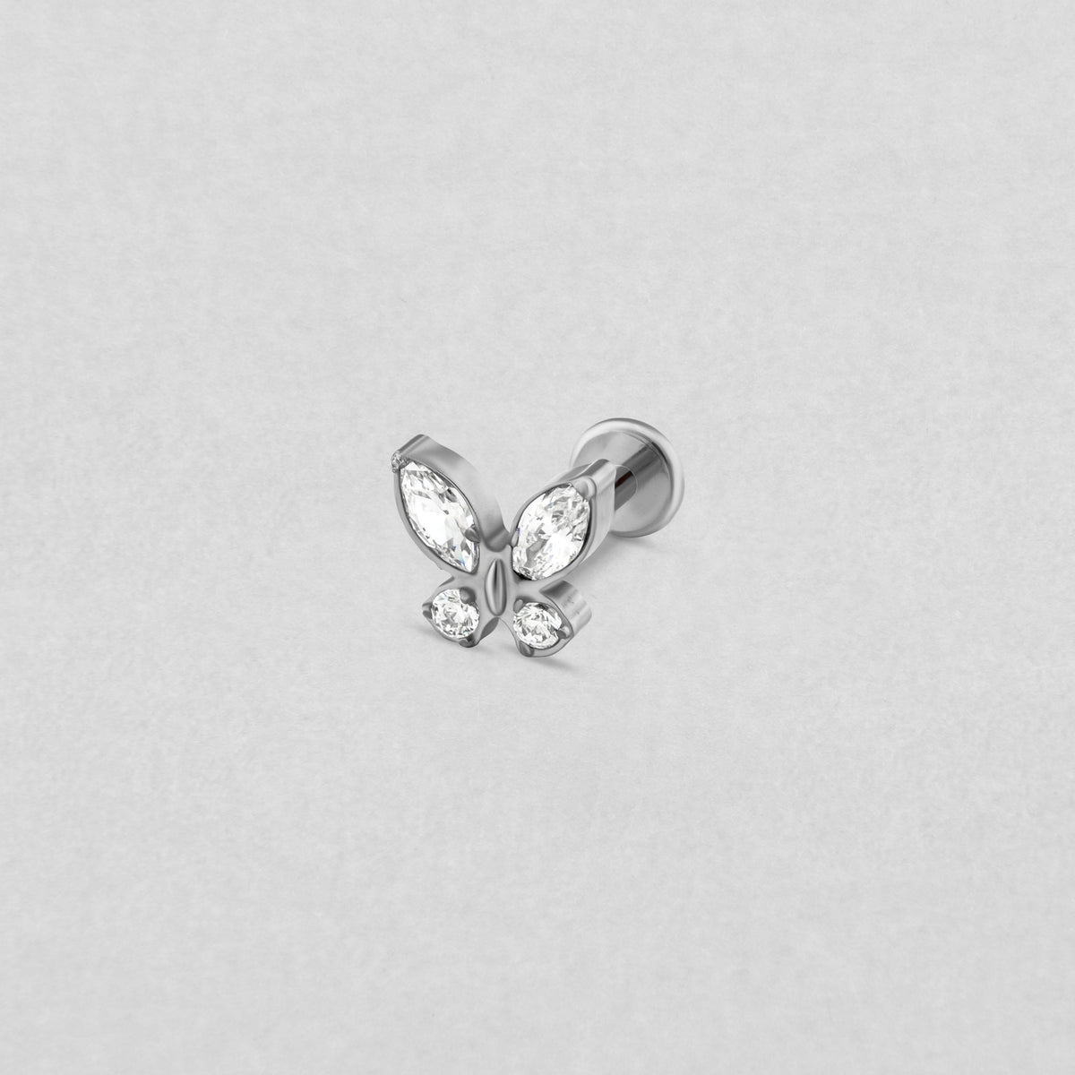 TOP BUTTERFLY
SILVER