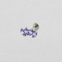 TOP MARQUISE 
5 CZ MORADA