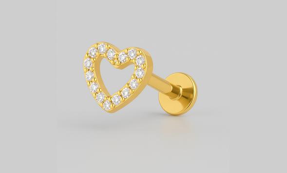 LOVE CZ GOLD